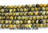 CHJ121 15.5 inches 8mm round honeybee jasper gemstone beads