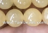 CHJ16 15.5 inches 14mm round honey jade beads wholesale