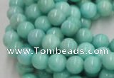 CHM01 16 inches 10mm round pale blue hemimorphite beads wholesale