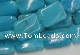 CHM03 16 inches 13*18mm rectangle blue hemimorphite beads wholesale