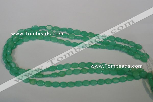 CHM12 15.5 inches 8*10mm oval green hemimorphite beads wholesale