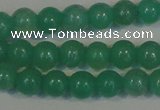 CHM20 15.5 inches 4mm round green hemimorphite beads