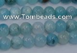 CHM201 15.5 inches 6mm round blue hemimorphite beads wholesale