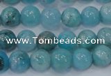 CHM202 15.5 inches 8mm round blue hemimorphite beads wholesale