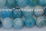 CHM204 15.5 inches 12mm round blue hemimorphite beads wholesale