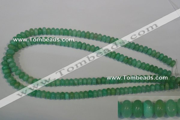 CHM22 15.5 inches 5*8mm rondelle green hemimorphite beads