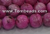 CHM225 15.5 inches 14mm round dyed hemimorphite beads wholesale