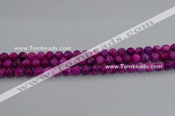 CHM229 15.5 inches 6mm round dyed hemimorphite beads wholesale