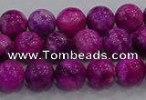 CHM230 15.5 inches 8mm round dyed hemimorphite beads wholesale