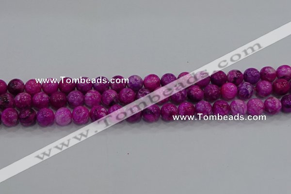 CHM230 15.5 inches 8mm round dyed hemimorphite beads wholesale