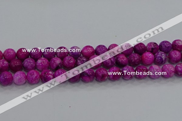 CHM233 15.5 inches 14mm round dyed hemimorphite beads wholesale