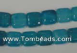 CHM25 15.5 inches 10*10mm square blue hemimorphite beads wholesale