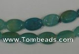 CHM27 15.5 inches 8*12mm oval blue hemimorphite beads wholesale