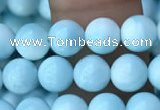 CHM301 15.5 inches 6mm round blue hemimorphite gemstone beads