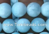 CHM302 15.5 inches 8mm round blue hemimorphite gemstone beads