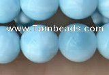 CHM303 15.5 inches 10mm round blue hemimorphite gemstone beads