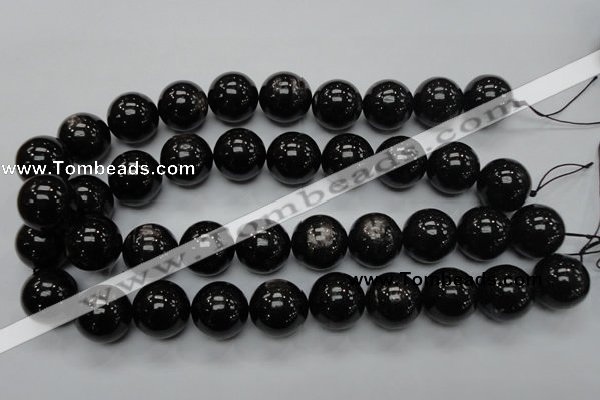 CHS05 15.5 inches 20mm round natural hypersthene gemstone beads