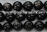 CHS53 15.5 inches 12mm round natural hypersthene beads