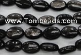 CHS70 15.5 inches 8*12mm oval natural hypersthene beads