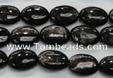 CHS71 15.5 inches 10*14mm oval natural hypersthene beads