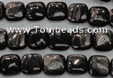 CHS80 15.5 inches 10*10mm square natural hypersthene beads