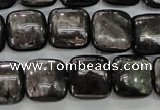 CHS82 15.5 inches 14*14mm square natural hypersthene beads