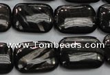 CHS92 15.5 inches 15*20mm rectangle natural hypersthene beads