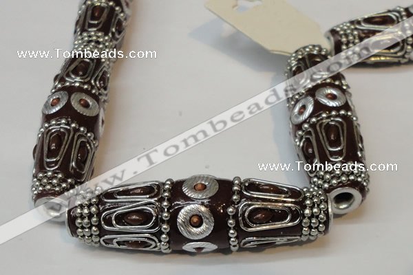 CIB09 17*60mm rice fashion Indonesia jewelry beads wholesale