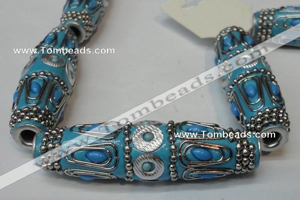 CIB10 17*60mm rice fashion Indonesia jewelry beads wholesale
