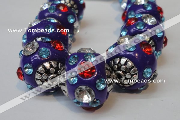 CIB105 17mm round fashion Indonesia jewelry beads wholesale