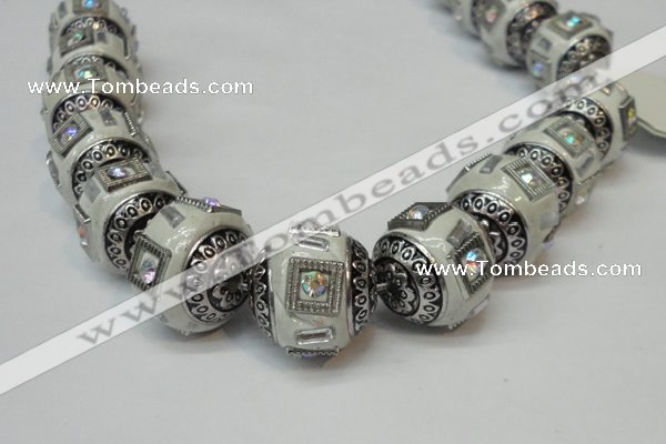 CIB130 18mm round fashion Indonesia jewelry beads wholesale