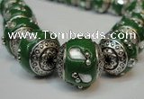 CIB145 18mm round fashion Indonesia jewelry beads wholesale