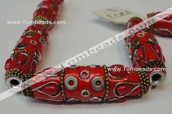 CIB15 17*60mm rice fashion Indonesia jewelry beads wholesale