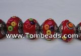 CIB150 21mm round fashion Indonesia jewelry beads wholesale