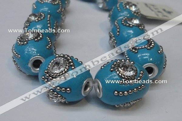 CIB160 19*22mm oval fashion Indonesia jewelry beads wholesale