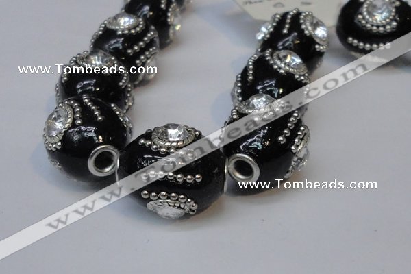 CIB162 19*22mm oval fashion Indonesia jewelry beads wholesale