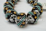 CIB180 18mm round fashion Indonesia jewelry beads wholesale