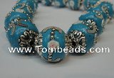 CIB211 17mm round fashion Indonesia jewelry beads wholesale