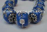 CIB212 17mm round fashion Indonesia jewelry beads wholesale