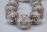 CIB227 18mm round fashion Indonesia jewelry beads wholesale