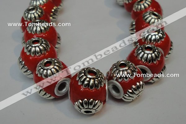 CIB234 14mm round fashion Indonesia jewelry beads wholesale