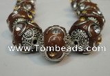 CIB236 15mm round fashion Indonesia jewelry beads wholesale