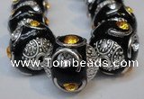 CIB238 15mm round fashion Indonesia jewelry beads wholesale