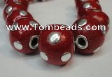 CIB240 18mm round fashion Indonesia jewelry beads wholesale