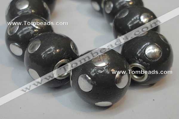 CIB241 18mm round fashion Indonesia jewelry beads wholesale