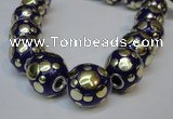 CIB247 18mm round fashion Indonesia jewelry beads wholesale