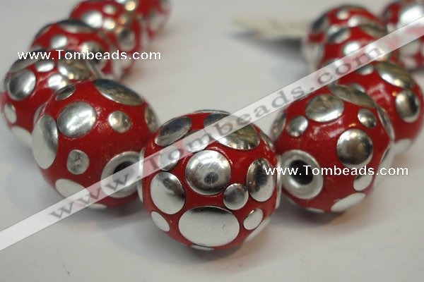 CIB248 18mm round fashion Indonesia jewelry beads wholesale