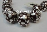 CIB251 22mm round fashion Indonesia jewelry beads wholesale