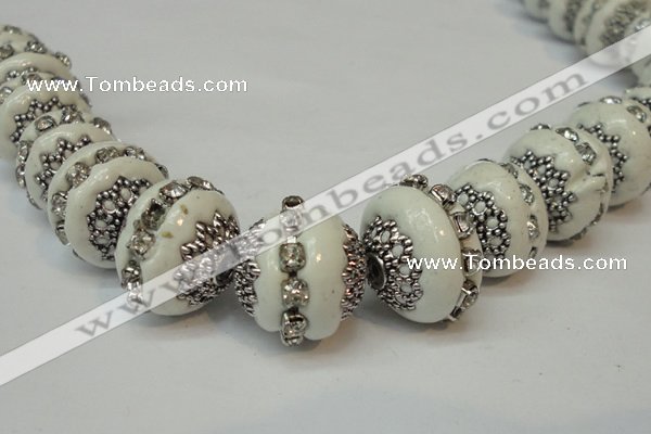 CIB270 14*16mm rondelle fashion Indonesia jewelry beads wholesale