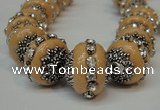 CIB272 14*16mm rondelle fashion Indonesia jewelry beads wholesale